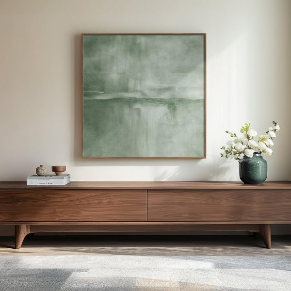 Large Framed Navy Blue Modern Abstract Wall Art for Living Room, Canvas Paintings Artwork for Walls, Minimalist Blue Art Prints Pictures for Hallway, Bedroom, Office Wall Decor -30x30 Inch - Image 45