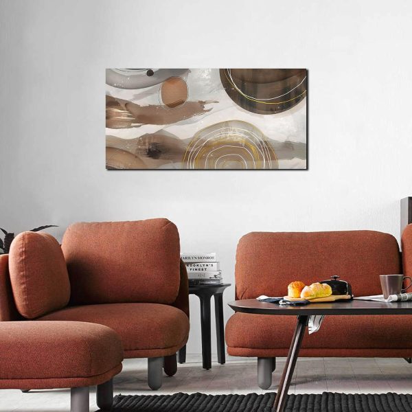 Grey and Brown Boho Abstract Canvas Wall Art for Living Room Bedroom Home Office Large Abstract Prints Modern Wall Decor Size 20x40 - Image 31