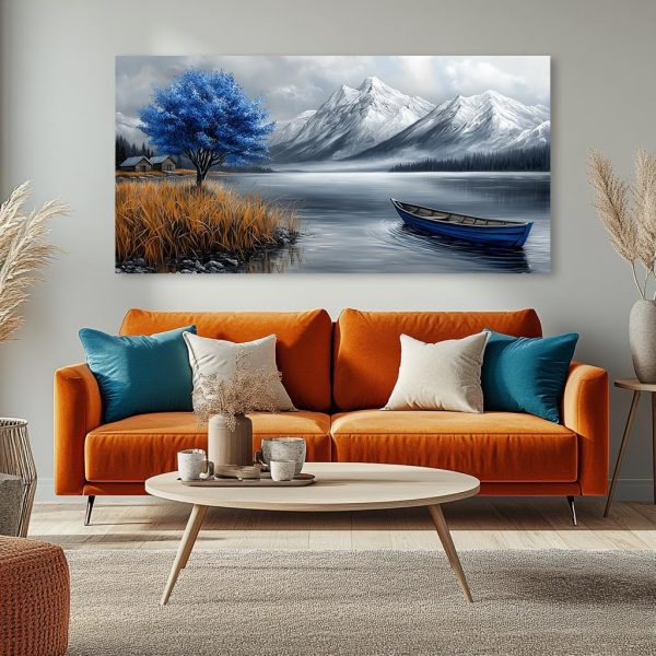 GAFSING Gold Tree of Life Wall Art for Living Room Office Golden Leaves Black Painting Prints Modern Canvas Artwork Family Bedroom Decor (16x32 Inches) - Image 13