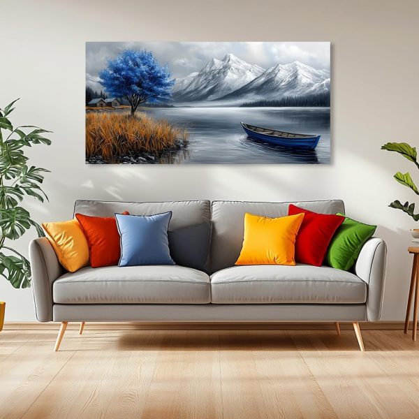 GAFSING Gold Tree of Life Wall Art for Living Room Office Golden Leaves Black Painting Prints Modern Canvas Artwork Family Bedroom Decor (16x32 Inches) - Image 15