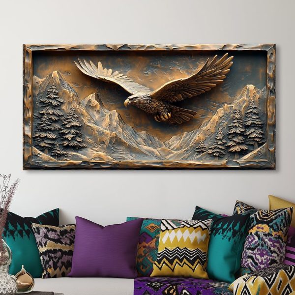 GAFSING Gold Tree of Life Wall Art for Living Room Office Golden Leaves Black Painting Prints Modern Canvas Artwork Family Bedroom Decor (16x32 Inches) - Image 17