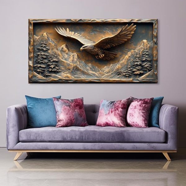 GAFSING Gold Tree of Life Wall Art for Living Room Office Golden Leaves Black Painting Prints Modern Canvas Artwork Family Bedroom Decor (16x32 Inches) - Image 19