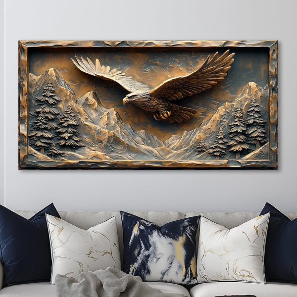 GAFSING Gold Tree of Life Wall Art for Living Room Office Golden Leaves Black Painting Prints Modern Canvas Artwork Family Bedroom Decor (16x32 Inches) - Image 20