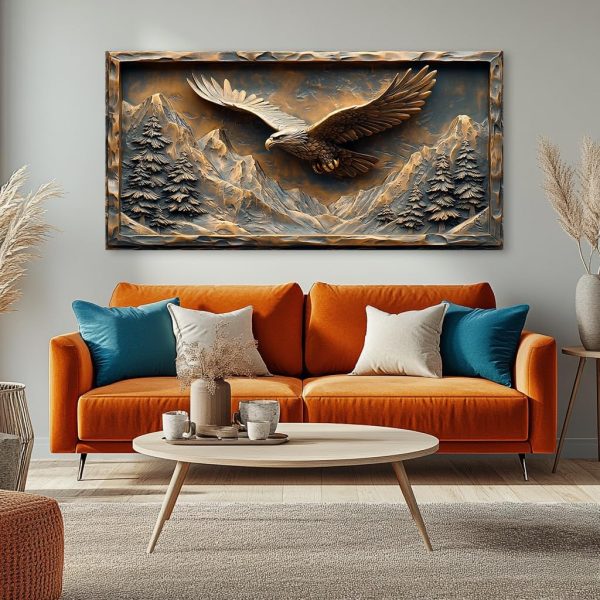 GAFSING Gold Tree of Life Wall Art for Living Room Office Golden Leaves Black Painting Prints Modern Canvas Artwork Family Bedroom Decor (16x32 Inches) - Image 21