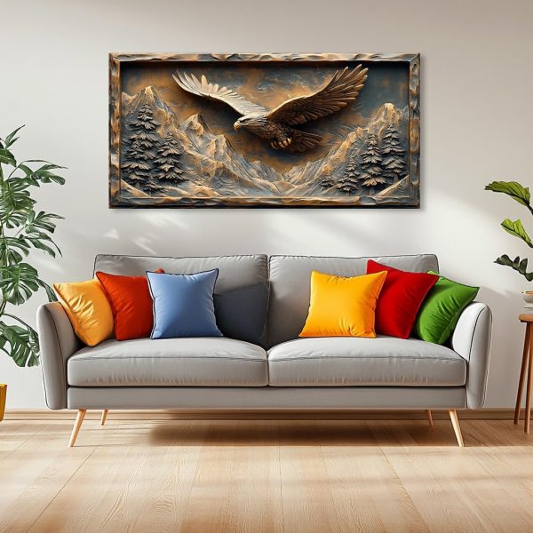 GAFSING Gold Tree of Life Wall Art for Living Room Office Golden Leaves Black Painting Prints Modern Canvas Artwork Family Bedroom Decor (16x32 Inches) - Image 23