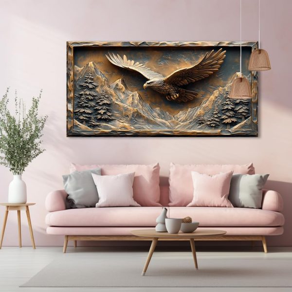 GAFSING Gold Tree of Life Wall Art for Living Room Office Golden Leaves Black Painting Prints Modern Canvas Artwork Family Bedroom Decor (16x32 Inches) - Image 24