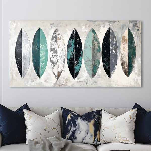 GAFSING Gold Tree of Life Wall Art for Living Room Office Golden Leaves Black Painting Prints Modern Canvas Artwork Family Bedroom Decor (16x32 Inches) - Image 36