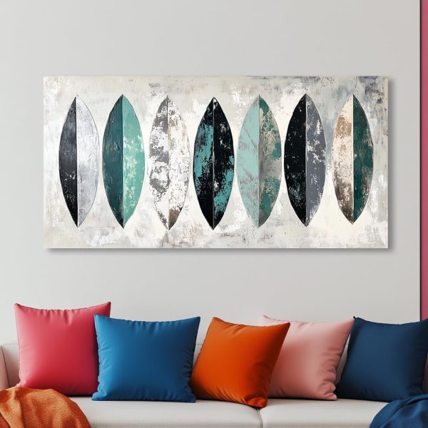 GAFSING Gold Tree of Life Wall Art for Living Room Office Golden Leaves Black Painting Prints Modern Canvas Artwork Family Bedroom Decor (16x32 Inches) - Image 38