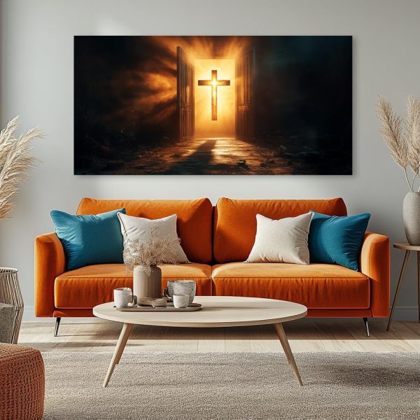 GAFSING Gold Tree of Life Wall Art for Living Room Office Golden Leaves Black Painting Prints Modern Canvas Artwork Family Bedroom Decor (16x32 Inches) - Image 45