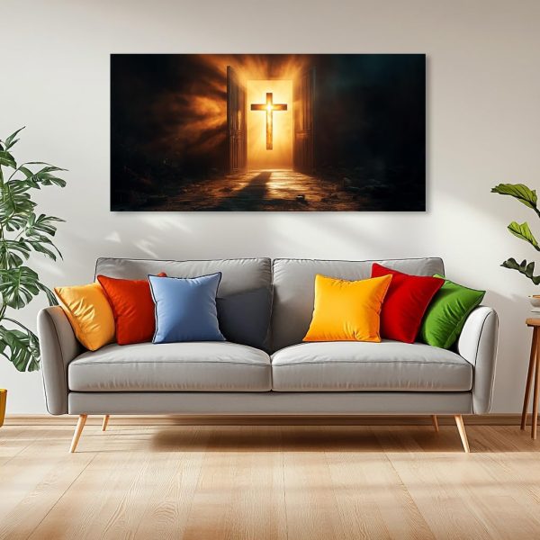 GAFSING Gold Tree of Life Wall Art for Living Room Office Golden Leaves Black Painting Prints Modern Canvas Artwork Family Bedroom Decor (16x32 Inches) - Image 47