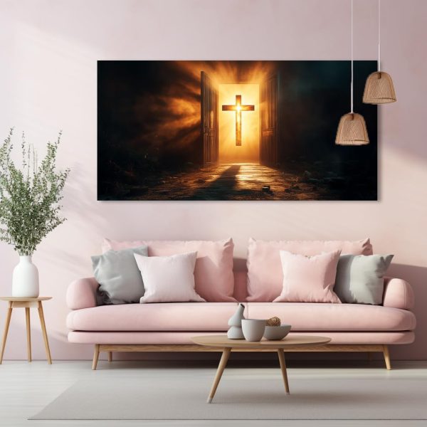 GAFSING Gold Tree of Life Wall Art for Living Room Office Golden Leaves Black Painting Prints Modern Canvas Artwork Family Bedroom Decor (16x32 Inches) - Image 48