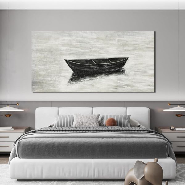 Canvas Wall Art Decor Modern Wall Art Decor Prints Gold Wall Art Pictures Wall Decor Blue Grey Misty Botanical Textured Artwork for Walls For Room Living Room Bedroom Office Wall Decor 20"X40" - Image 103
