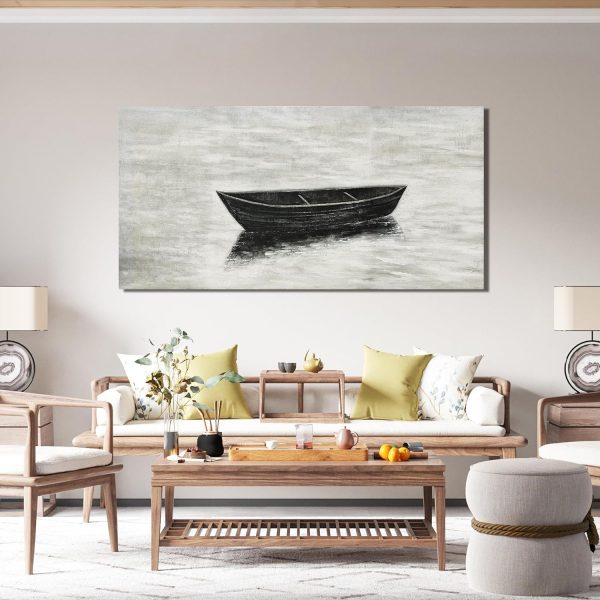 Canvas Wall Art Decor Modern Wall Art Decor Prints Gold Wall Art Pictures Wall Decor Blue Grey Misty Botanical Textured Artwork for Walls For Room Living Room Bedroom Office Wall Decor 20"X40" - Image 109