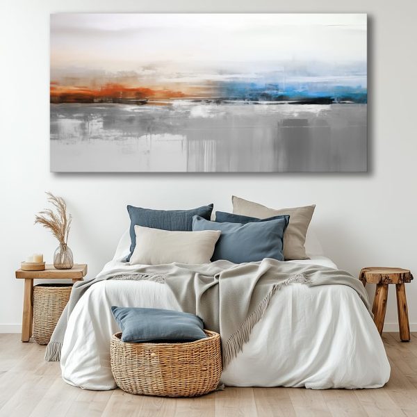 Abstract Wall Art Black and White Modern Artwork Geometric Line Art Canvas Painting Wall Decor for Living Room Bedroom Dining Room Home Office Decor 20"x40" with Framed… - Image 19