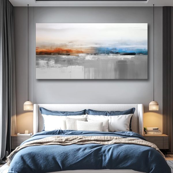 Abstract Wall Art Black and White Modern Artwork Geometric Line Art Canvas Painting Wall Decor for Living Room Bedroom Dining Room Home Office Decor 20"x40" with Framed… - Image 21