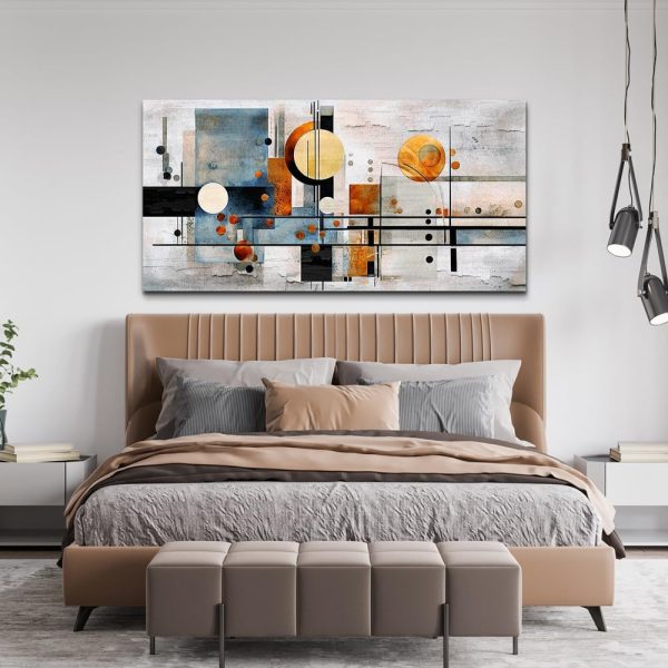MHARTK66 Wall Art For Living Room Large Wall Decor For Office Modern Bedroom Wall Decor Blue Beach Sun Ocean Landscape Canvas Prints Wall Paintings Seascape Framed Pictures Artwork Home Decor 40x20 - Image 31