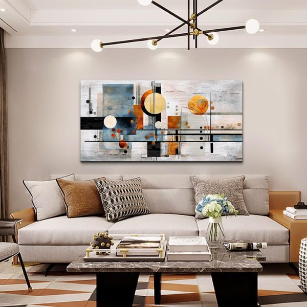 MHARTK66 Wall Art For Living Room Large Wall Decor For Office Modern Bedroom Wall Decor Blue Beach Sun Ocean Landscape Canvas Prints Wall Paintings Seascape Framed Pictures Artwork Home Decor 40x20 - Image 40
