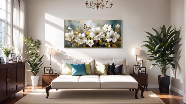 Wall Art Abstract Art Paintings Tree of Life Posters Prints Landscape Picture Colorful Modern Canvas Painting for Living Room Bedroom Office Large Decor 20"x40" with Framed - Image 6