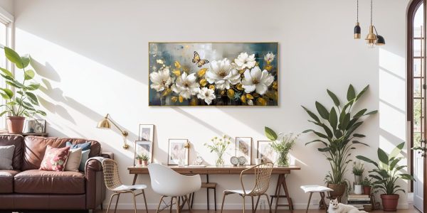 Wall Art Abstract Art Paintings Tree of Life Posters Prints Landscape Picture Colorful Modern Canvas Painting for Living Room Bedroom Office Large Decor 20"x40" with Framed - Image 10