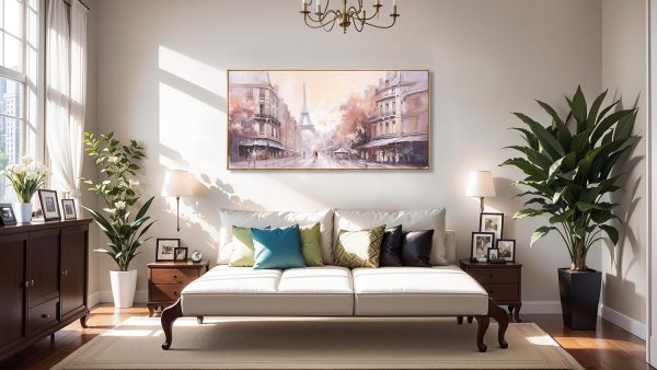 Wall Art Abstract Art Paintings Tree of Life Posters Prints Landscape Picture Colorful Modern Canvas Painting for Living Room Bedroom Office Large Decor 20"x40" with Framed - Image 35