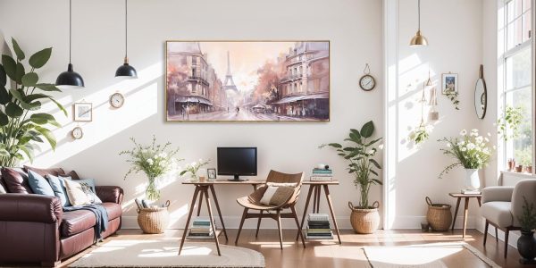 Wall Art Abstract Art Paintings Tree of Life Posters Prints Landscape Picture Colorful Modern Canvas Painting for Living Room Bedroom Office Large Decor 20"x40" with Framed - Image 38